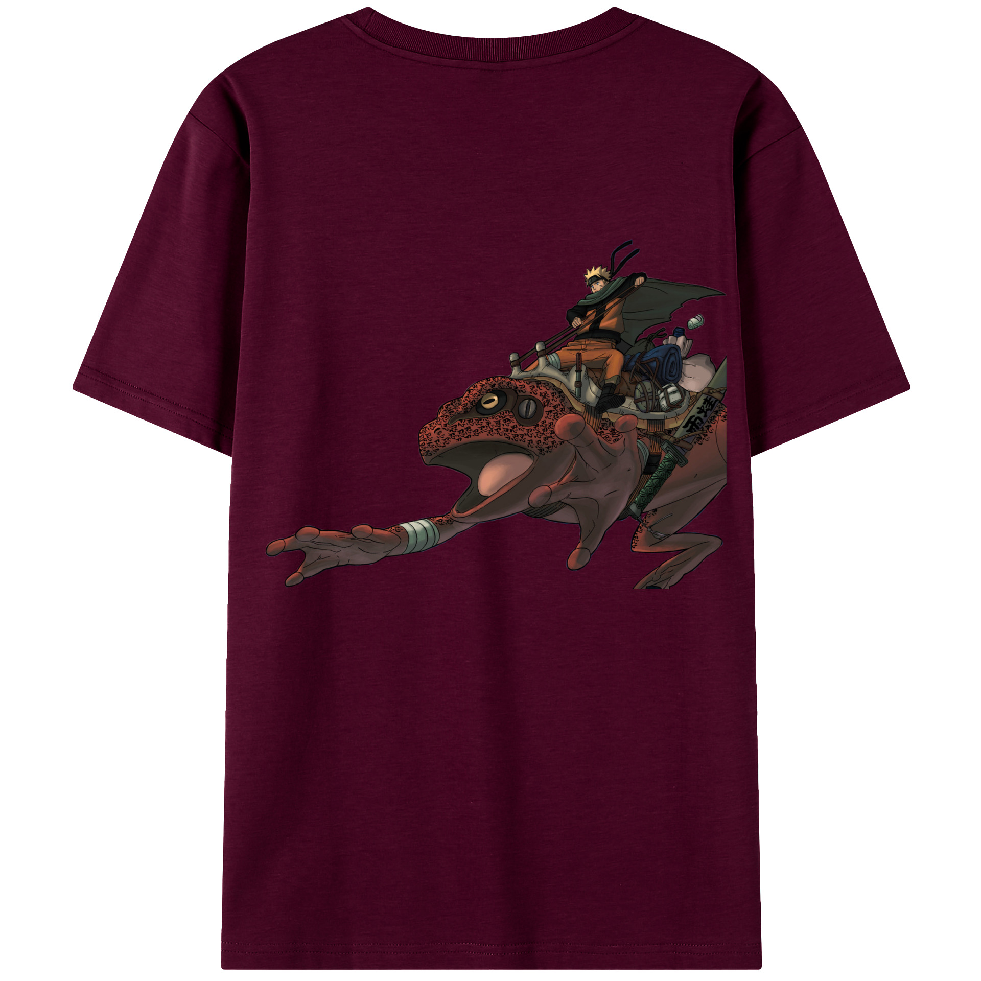 （画像用） NARUTO -ナルト- うずまき ナルト Uzumaki Naruto レディース半袖Tシャツ(バックプリント)